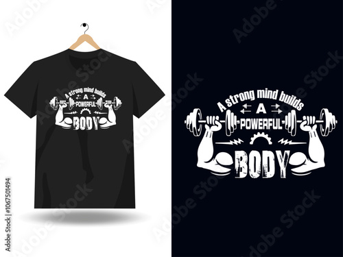 Gym niche t shirt design