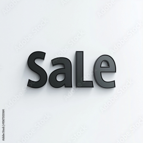 Black "Sale" text on light background 