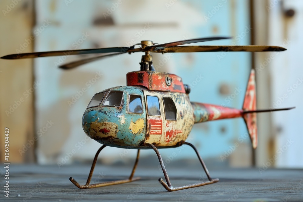 The miniature metallic chopper The miniature metallic chopper