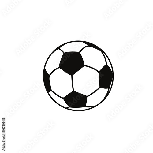 Soccer ball icon vector symbol illustration