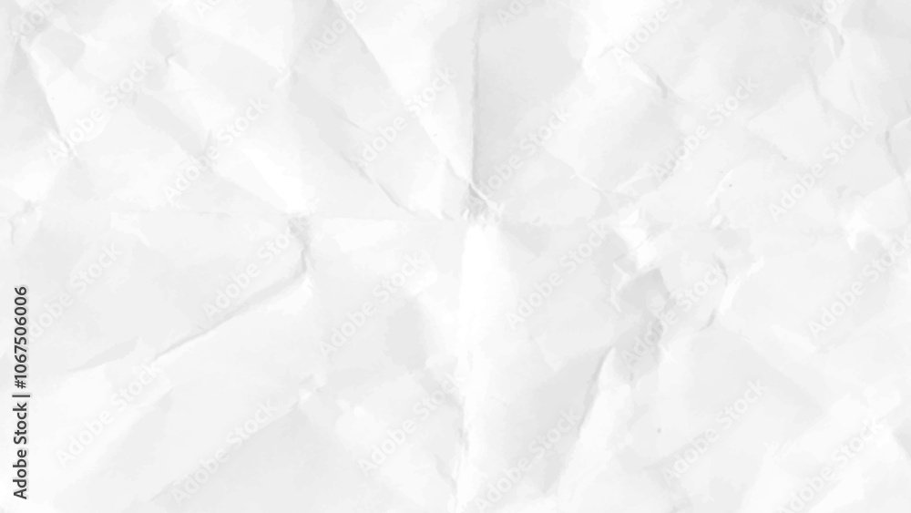 Obraz premium white background crumpled paper texture, seamless wallpaper