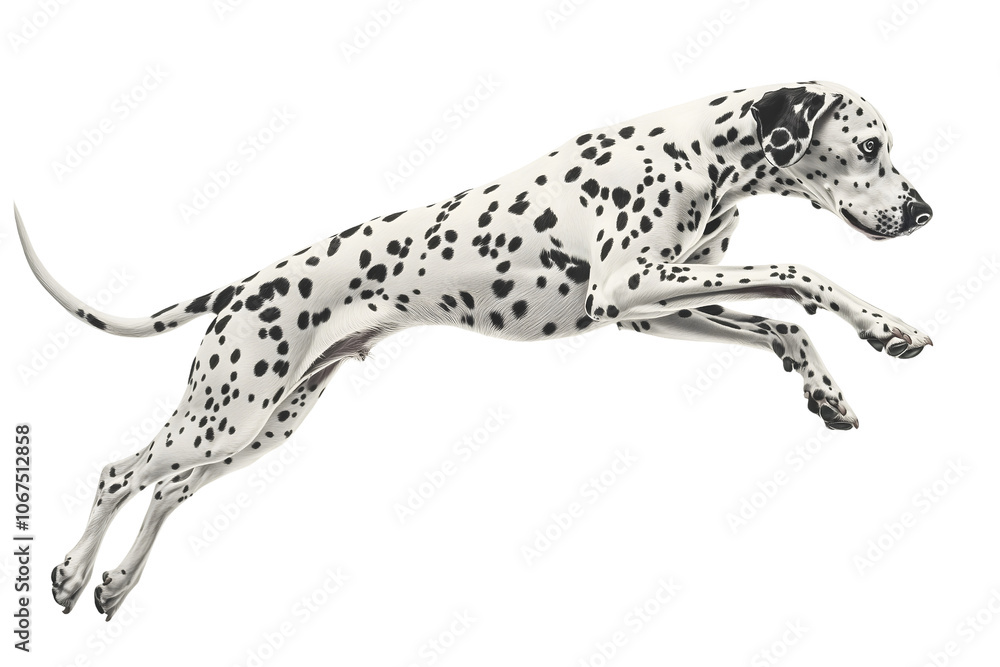custom made wallpaper toronto digitalDalmatian Landing from Jump on Transparent Background