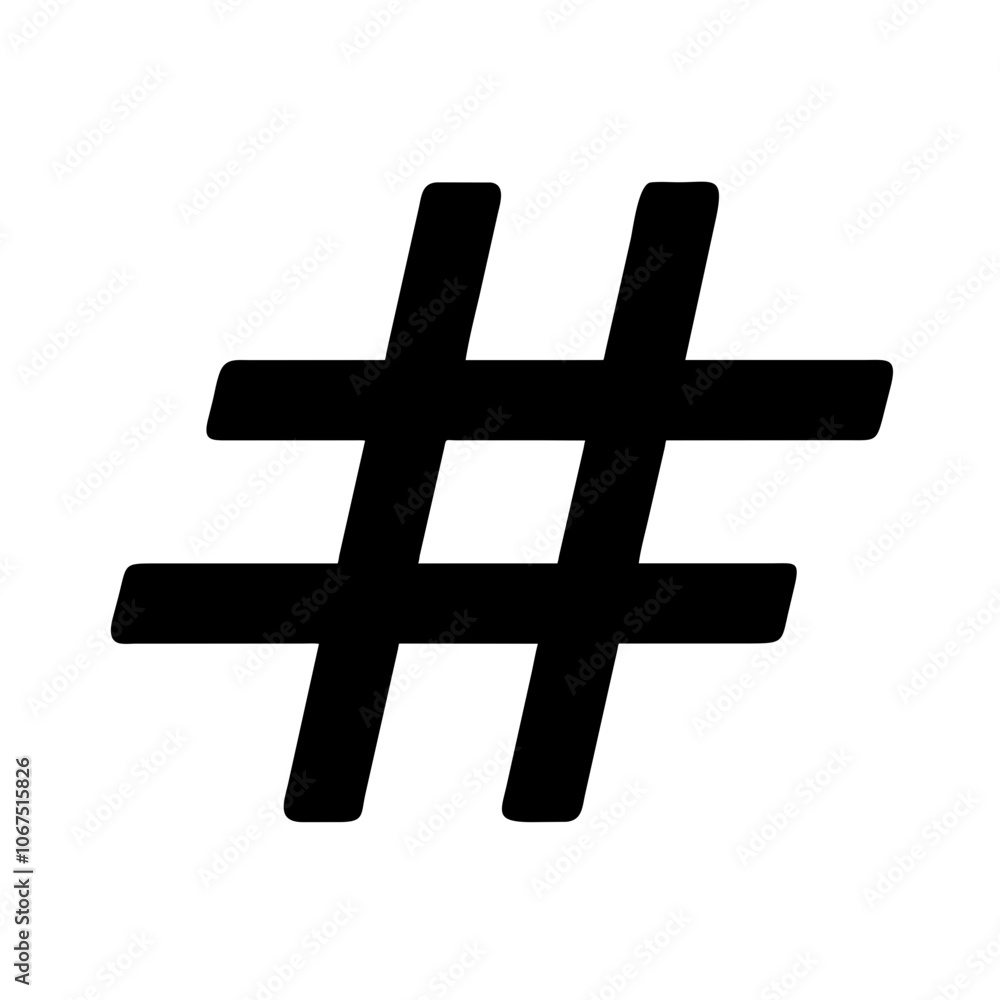 Obraz premium Hashtag