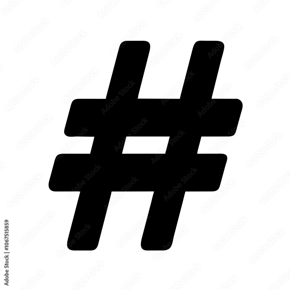 Obraz premium Hashtag