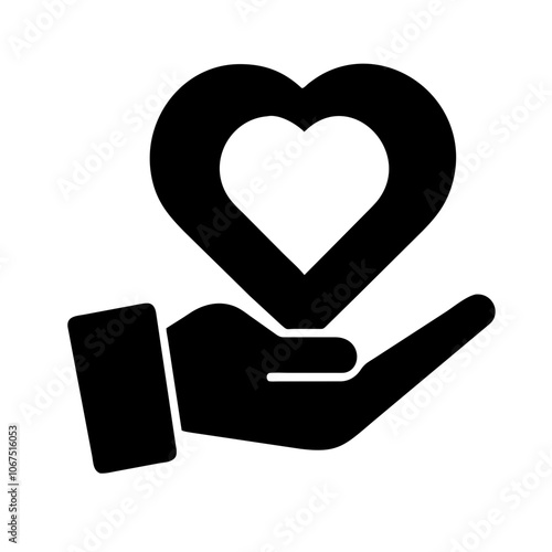 Heart in Hand Icon