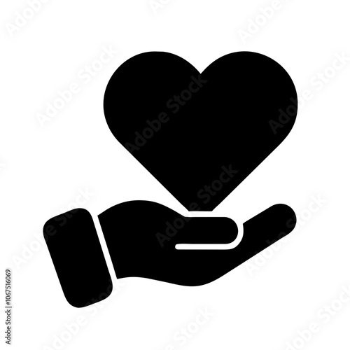 Heart in Hand Icon