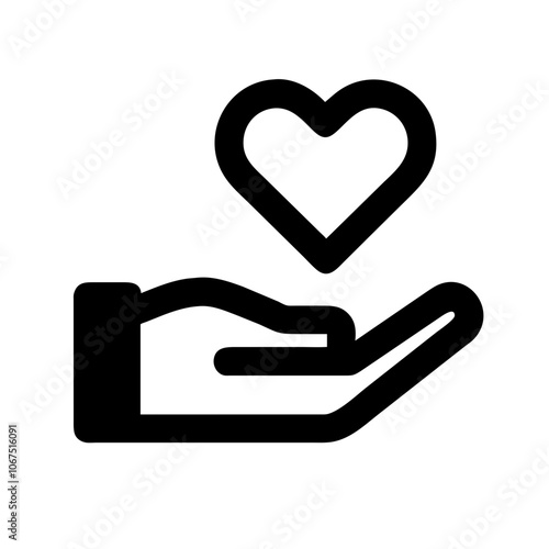 Heart in Hand Icon