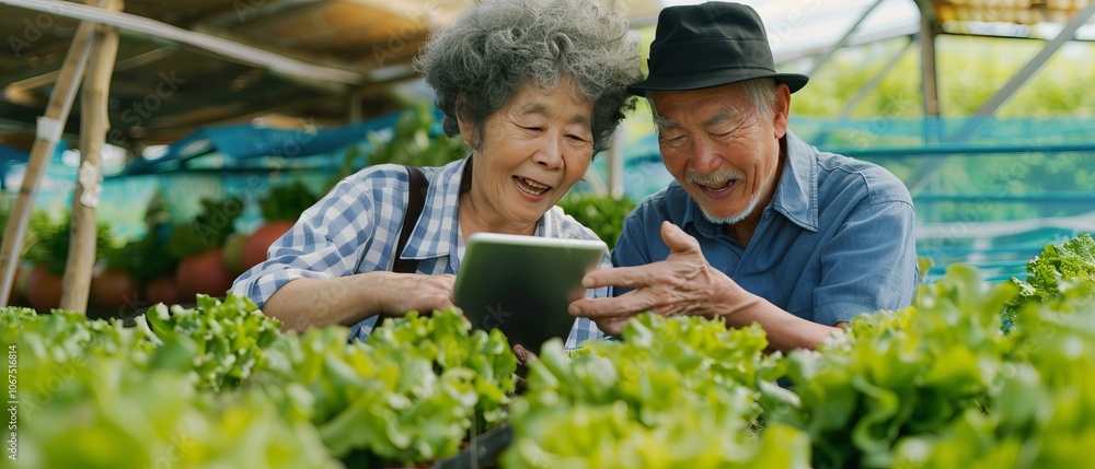 Tech-Savvy Asian Seniors: Leading the Way in Hydroponic Vegetable Farming Tech-Savvy Asian Seniors: Leading the Way in Hydroponic Vegetable Farming