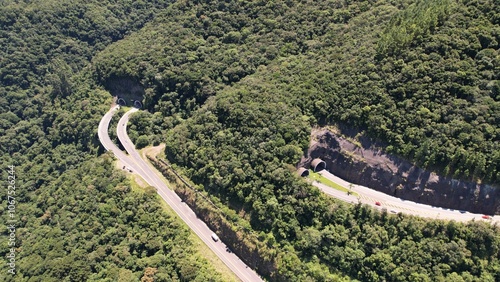 Tunel na rota do sol, Rio Grande do Sul Brasil