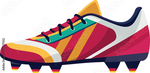 footballer boot vector