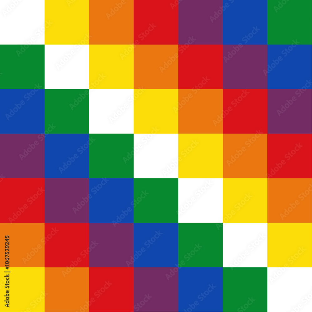 Wiphala flag Wiphala flag