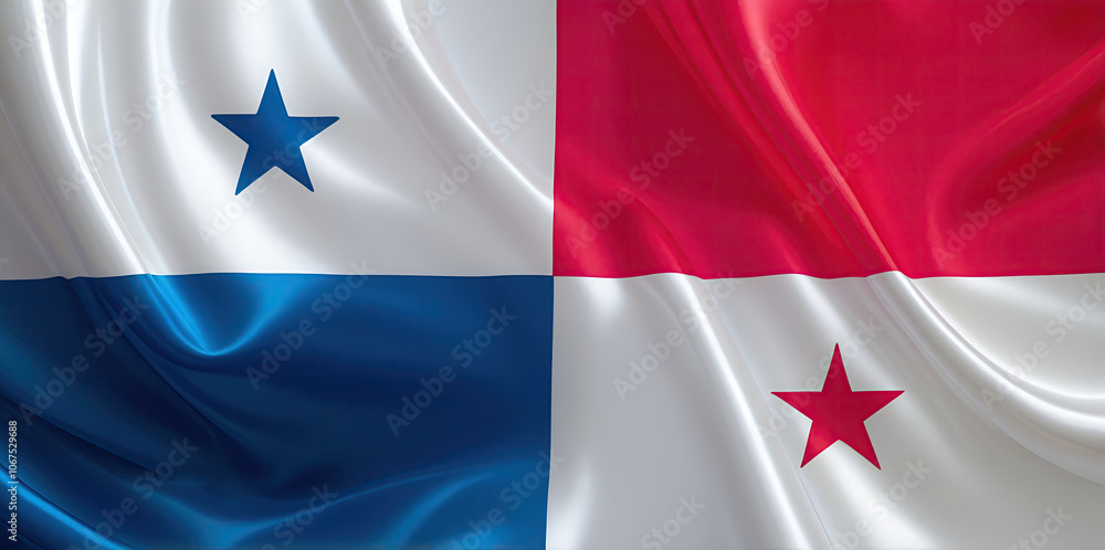 panamanian flag for national Day or Independence Day of panama panamanian flag for national Day or Independence Day of panama