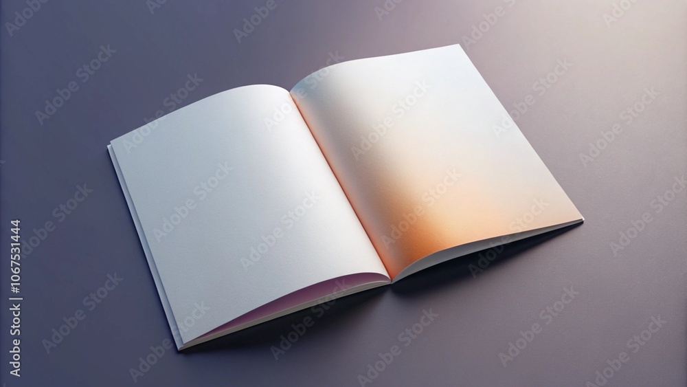 Flay lay blank brochure Flay lay blank brochure