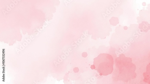 Soft and dreamy pink watercolor background with abstract details, creative, artistic, gentle