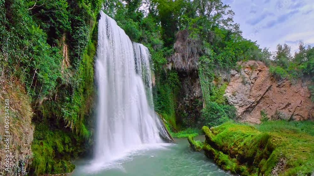 Beautiful scenery of a spectacular waterfall.
The Capricious Waterfall in the Stone River as it passes through the Historical Garden of the Stone Monastery. Beautiful scenery of a spectacular waterfall.
The Capricious Waterfall in the Stone River as it passes through the Historical Garden of the Stone Monastery.