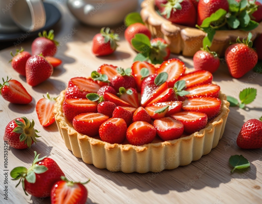 Fresh Strawberry Tart Delight Fresh Strawberry Tart Delight