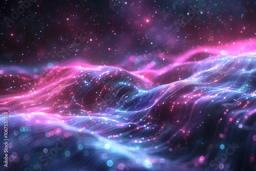 Ethereal Waves of Light in a Cosmic Landscape