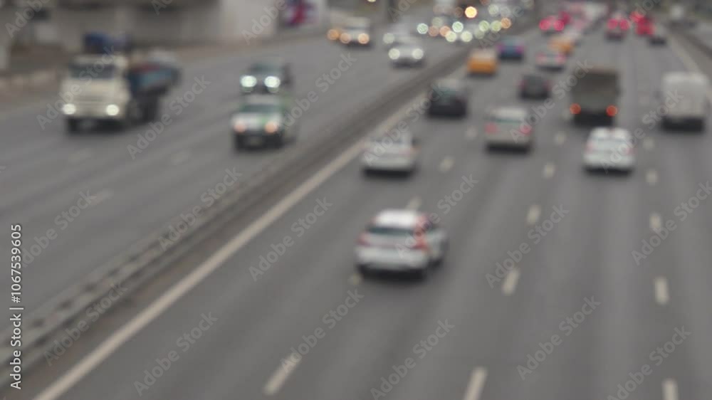 traffic on the highway traffic on the highway