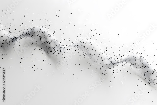 Abstract Wave of Particles in Motion