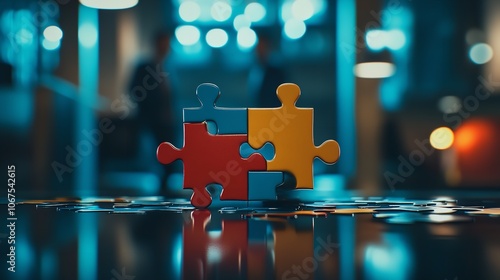 Diverse corporate office workers collaborate in a team meeting

 photo