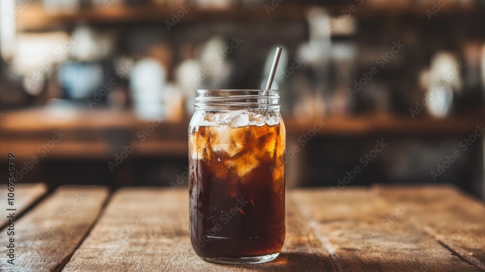 Iced Coffee in a Jar Iced Coffee in a Jar