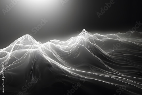 Wallpaper Mural Ethereal Waves of Light Torontodigital.ca