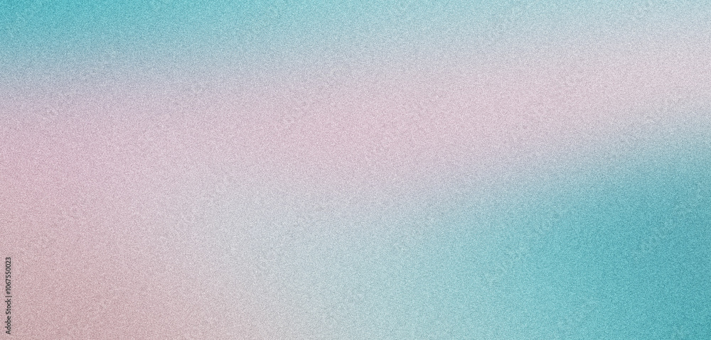 Soft and textured visual effect created by pink and turquoise gradient background with grainy texture Soft and textured visual effect created by pink and turquoise gradient background with grainy texture