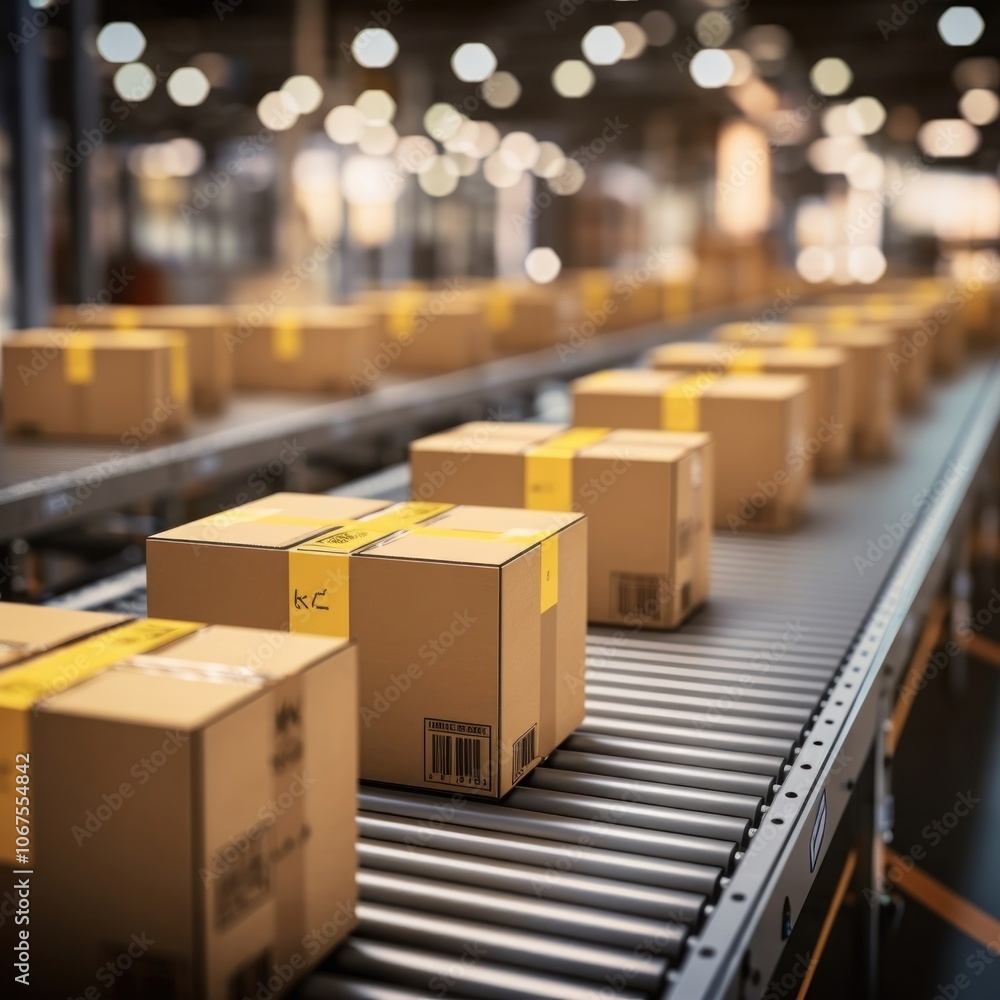Cardboard box warehouse factory. Cardboard box warehouse factory.