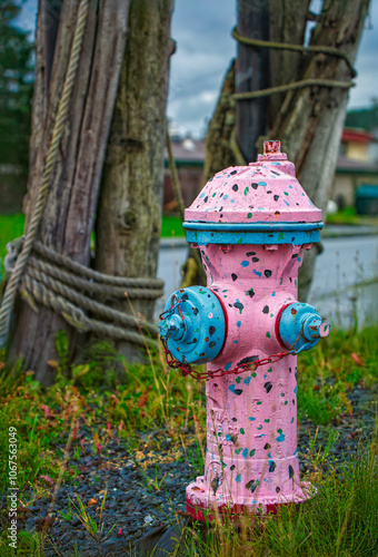 Pink Fire Hydrant