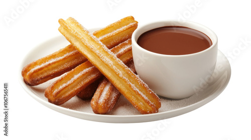 Churros with Chocolate Sauce.