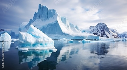 Wallpaper Mural snow in antarrctida, mountain with snow in antarctida Torontodigital.ca