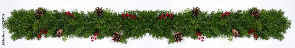christmas fir banner in a row christmas fir banner in a row
