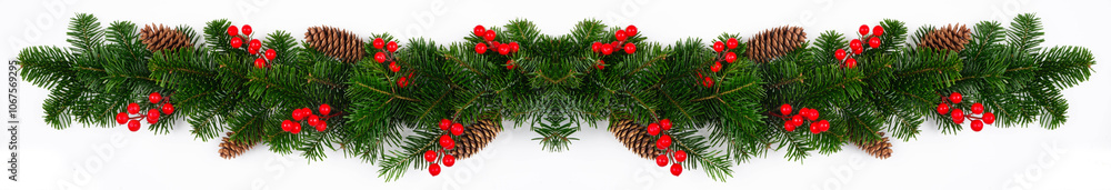 christmas fir banner in a row christmas fir banner in a row