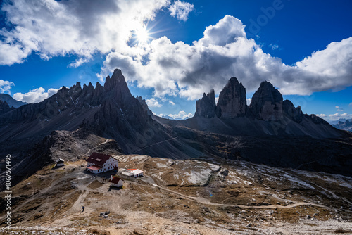 Tre Cime - Drei Zinnen - Dolomites - Dolomiten - Südtirol - Autumn - Herbst - Dreizinnenhütte photo