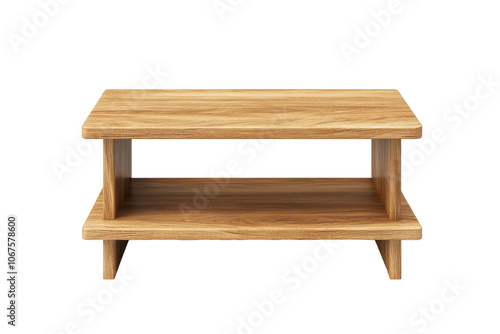 Adjustable Desk Shelf with Stylish Design Isolated on Transparent Background