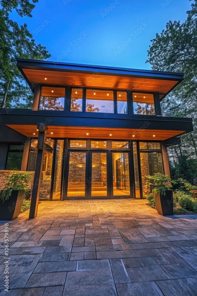 Naklejka premium Modern House Entrance