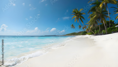 Serene view of Playa Rincón with crystal-clear waters photo