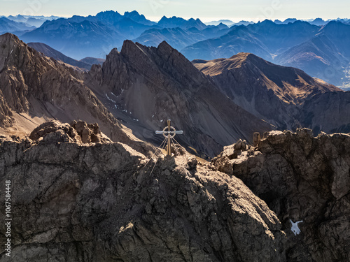 Seekofel Gipfelkreuz - Lienzer Dolomiten - Osttirol photo