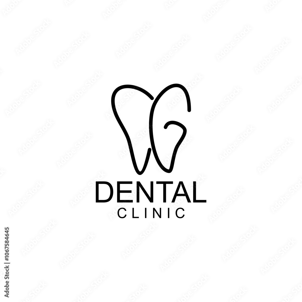 LINE ART DENTAL LOGO DESIGN LINE ART DENTAL LOGO DESIGN
