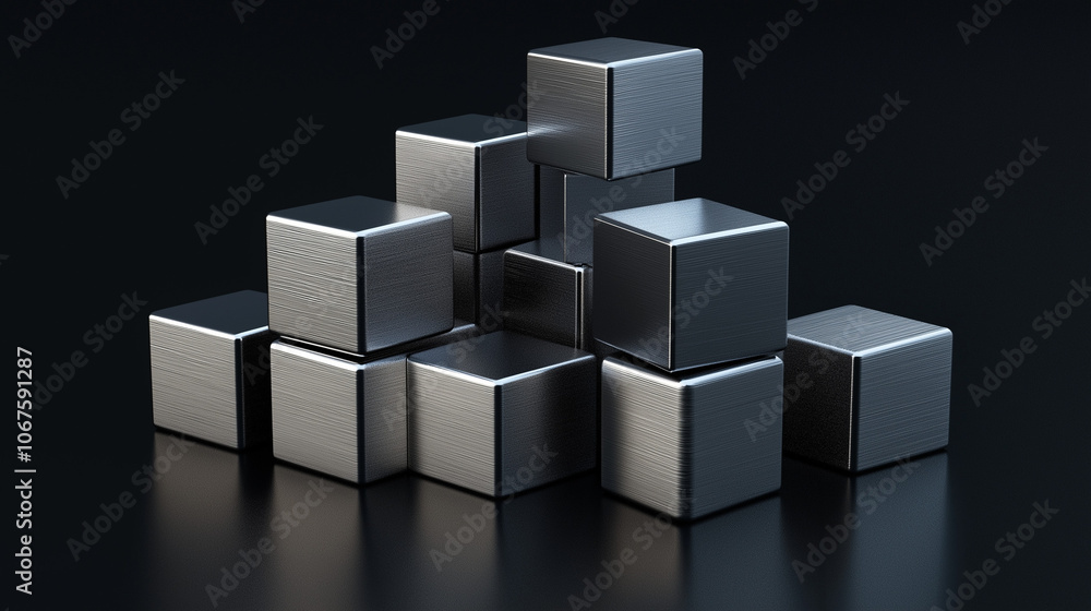 business graph on black business graph on black