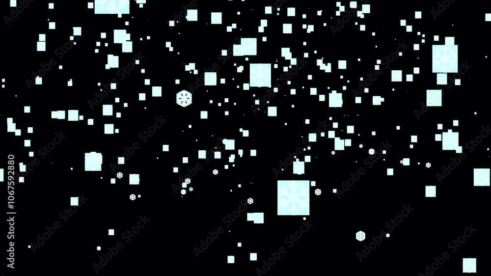 4K Snowflake Overlay Motion Graphics with Alpha Channel - Winter Frost Effect 4K Snowflake Overlay Motion Graphics with Alpha Channel - Winter Frost Effect