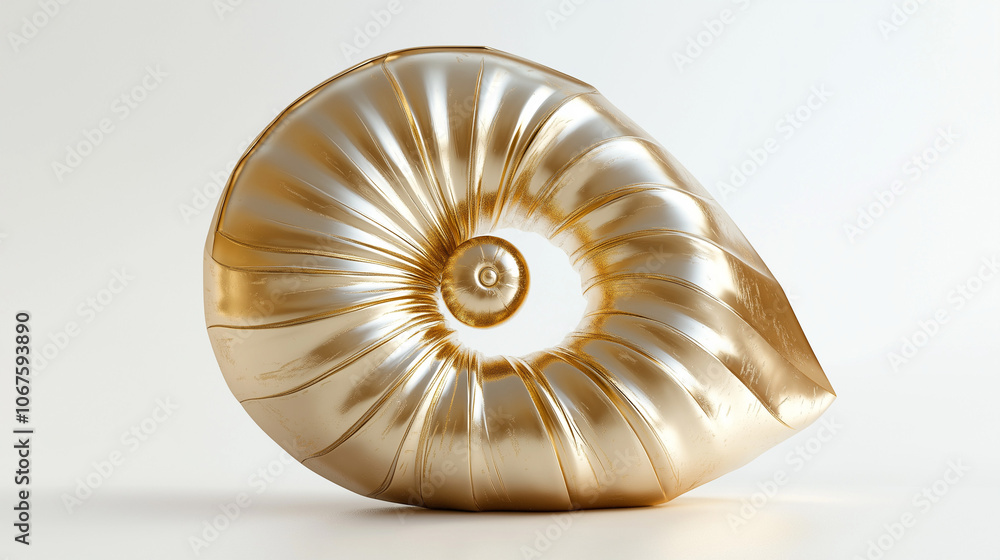 Obraz premium spiral nautilus shell