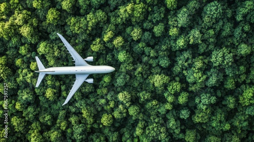 Wallpaper Mural Explore the serenity of nature as airplanes fly over lush green forests Torontodigital.ca