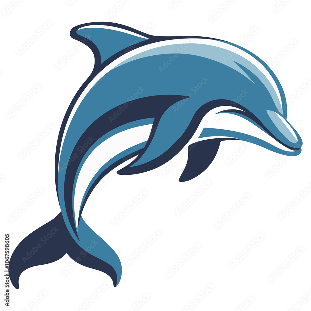 Fototapeta premium dolphin Logo