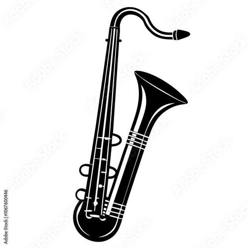 contrabassoon  vector illustration