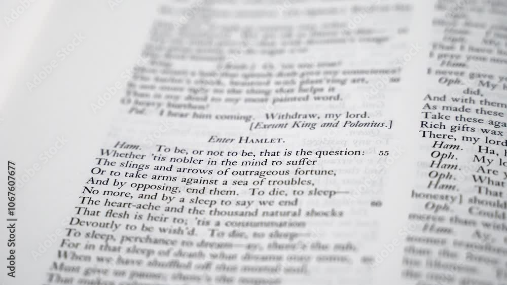 To be or not to be monologue from Hamlet To be or not to be monologue from Hamlet