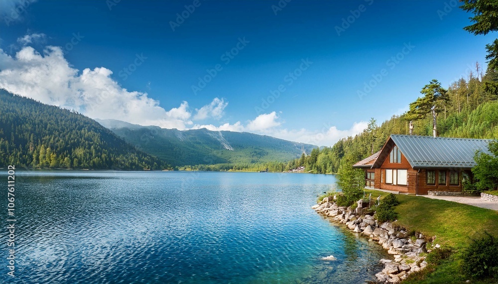 Obraz premium lake in the mountains