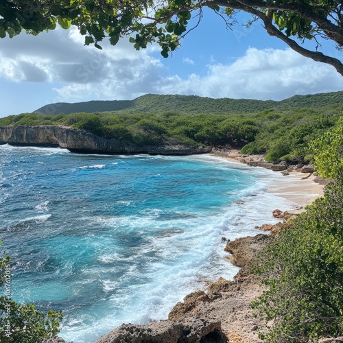 Shete Boka waves and Curacao views