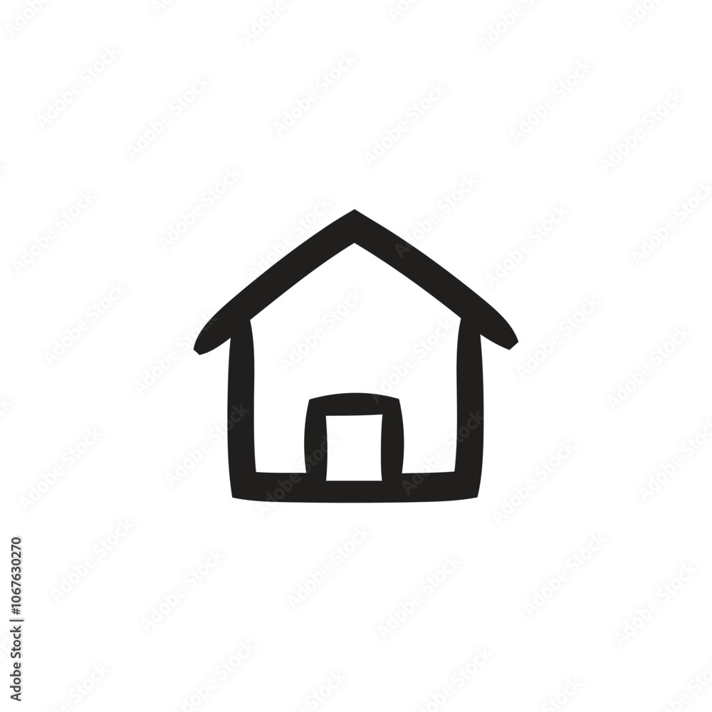 Black home icon design vector illustration Black home icon design vector illustration