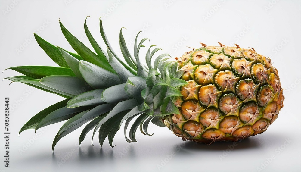 pineapple on white background